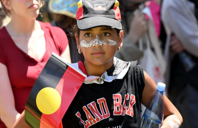 Australia Day Protest in Brisbane