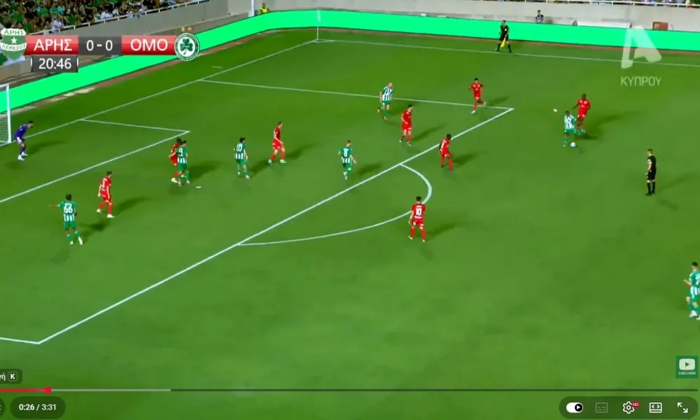 ΒΙΝΤΕΟ: Όταν ο Μαγιαμπέλα έβαλε απίθανη γκολάρα στην Ομόνοια