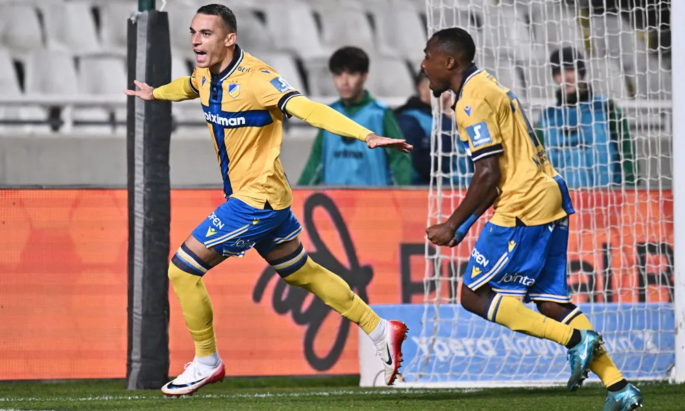 Κτύπησε σε ένα δίλεπτο στο φινάλε και βλέπει ψηλά ο ΑΠΟΕΛ