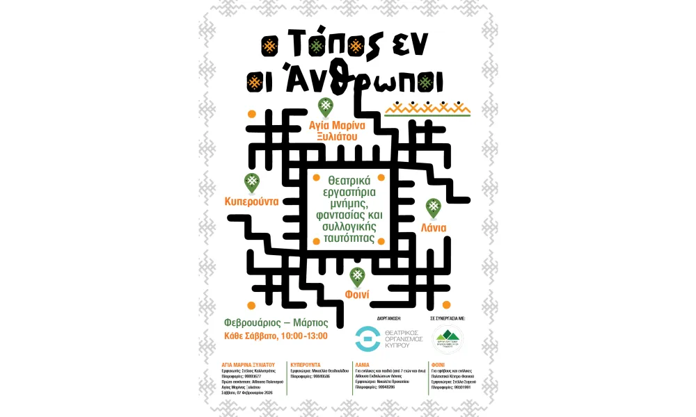 «Ο Τόπος εν οι άνθρωποι»: Θεατρικά Εργαστήρια μνήμης, φαντασίας & συλλογικής ταυτότητας