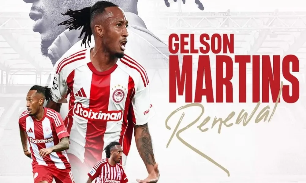 Ανανέωσε ως το 2028 ο Ζέλσον Μαρτίνς στον Ολυμπιακό