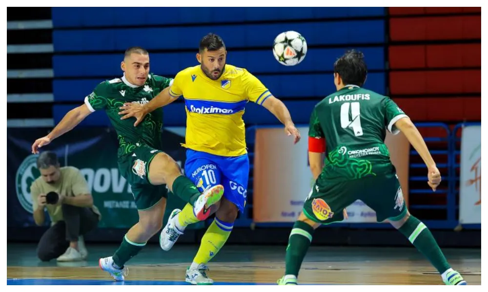 Πρωτάθλημα Futsal: Απευθείας από τη Cytavision το ντέρμπι ΑΠΟΕΛ - Ομόνοια (19:30)