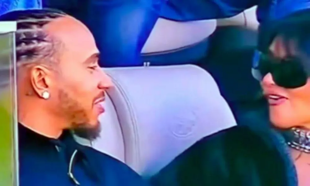 Λιούις Χάμιλτον και Κιμ Καρντάσιαν μαζί στο Super Bowl 2026