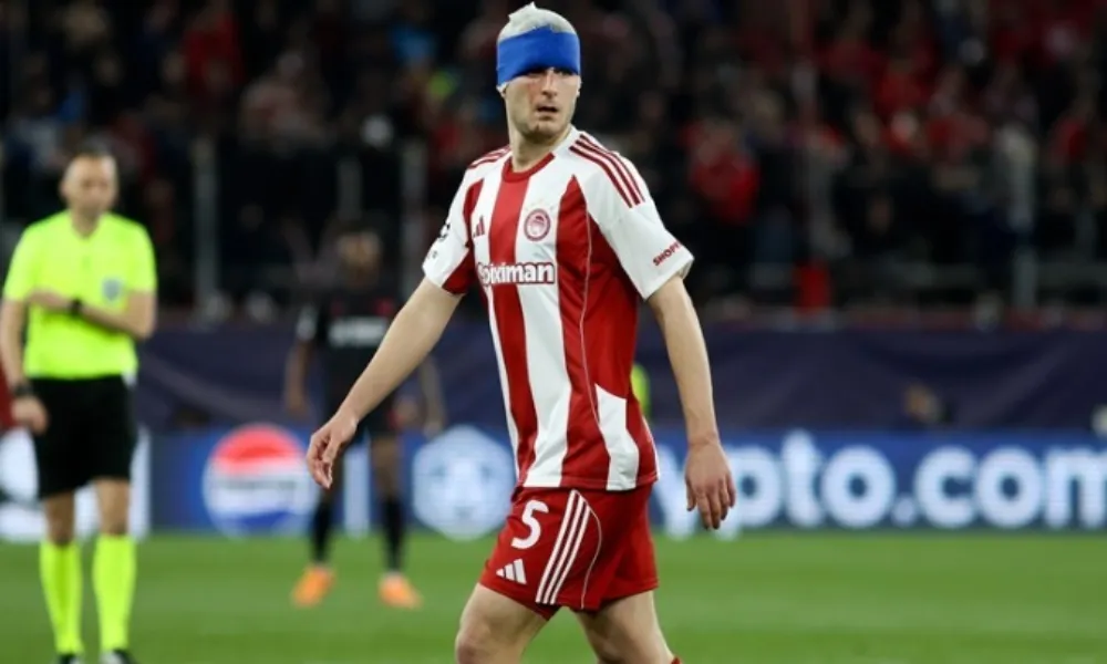 Δεύτερος σε ανακτήσεις κι έκτος σε τάκλιν ο Ολυμπιακός