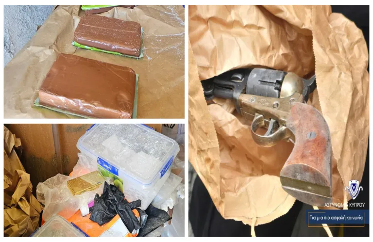 Στοιβαγμένα κιβώτια με κάνναβη και κοκαΐνη, πιστόλια και χιλιάδες κροτίδες - Εικόνες και βίντεο από την επιχείρηση της ΥΚΑΝ