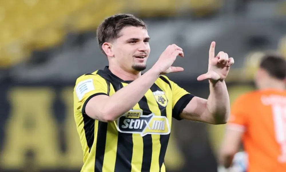 ΑΕΚ: Πού εκτίει την ποινή καρτών ο Μαρίν