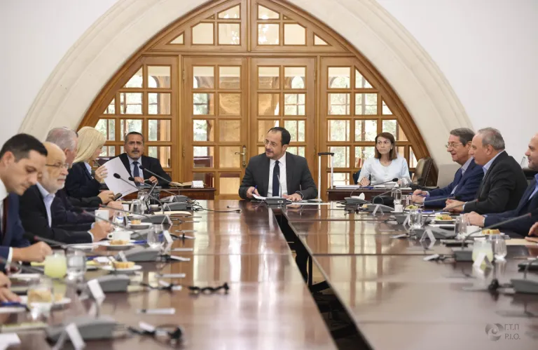 Συνέρχεται στις 8:30 το Εθνικό Συμβούλιο υπό τον Πρόεδρο Χριστοδουλίδη