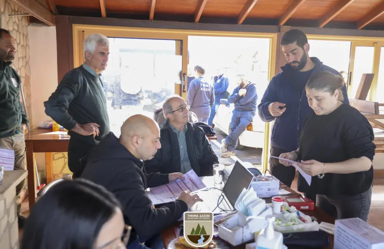 Paphos Forest Department Staff Participate in Voluntary Blood Donation