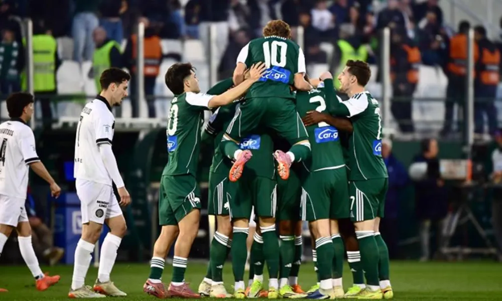 Έριξε τεσσάρα κι ανέβηκε τετράδα ο Παναθηναϊκός!