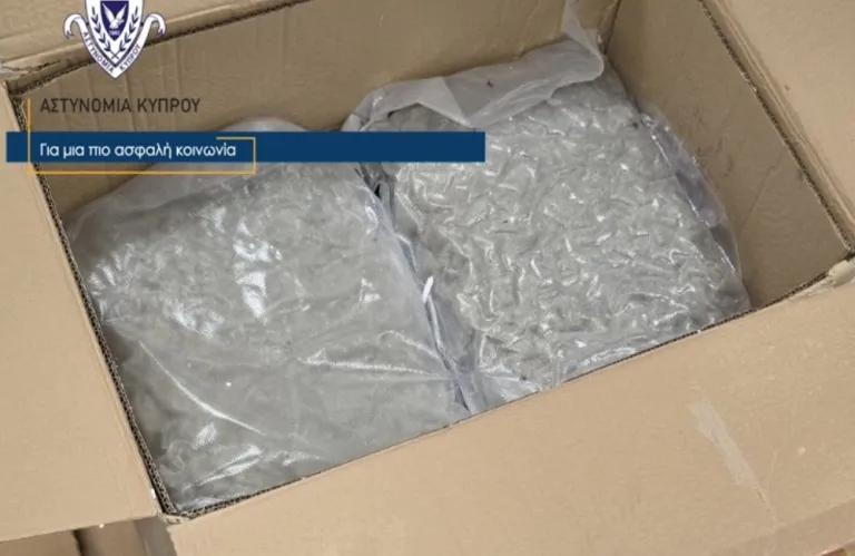 Εντοπίστηκαν 7 κιλά κάνναβης σε ταχυδρομικό πακέτο στην Κύπρο (φώτος)