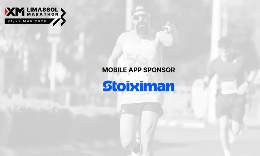 Η Stoiximan Mobile App Sponsor του XM Μαραθωνίου Λεμεσού