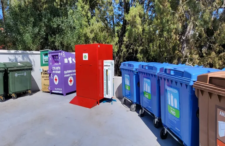 Πρόγραμμα περισυλλογής ανακυκλώσιμων υλικών σε Γεροσκήπου, Κολώνη και Κονιά