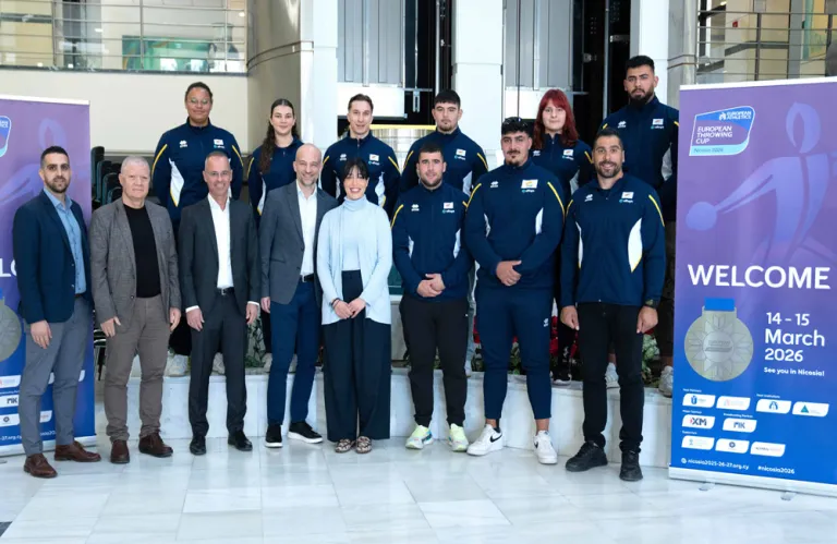 300 αθλητές από 35 χώρες στη Λευκωσία για το Ευρωπαϊκό Κύπελλο Ρίψεων Μέγας. Χορηγός η XM για την τριετία 2025-2027