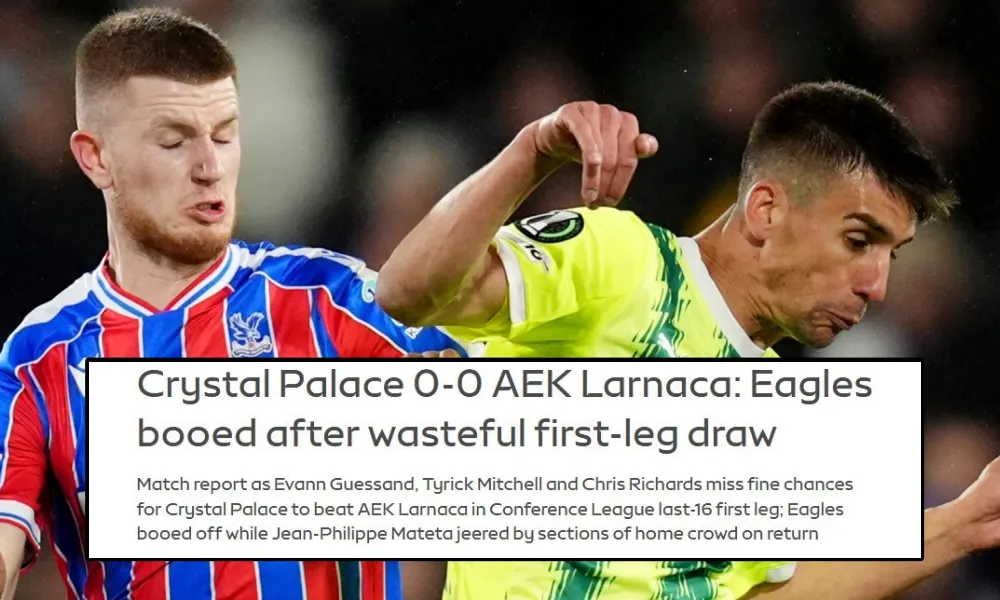 Οι «Αετοί» αποδοκιμάστηκαν - Δεν είναι σίγουρος ο Γκλάσνερ