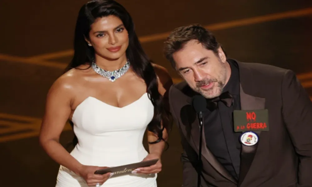 O Χαβιέ Μπαρδέμ φώναξε «όχι στον πόλεμο, free Palestine» στη σκηνή των Όσκαρ (βίντεο)