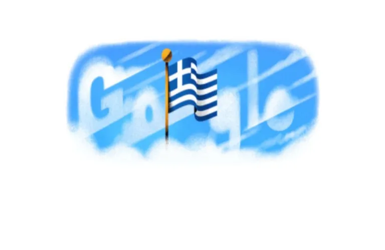 Google Celebrates Greek Independence Day with Today's Doodle