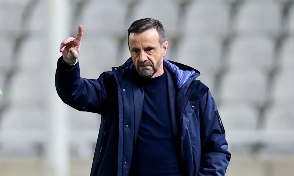 Μάντζιος: «Κακό πρώτο ημίχρονο, εμφάνιση που δεν μας αρμόζει»