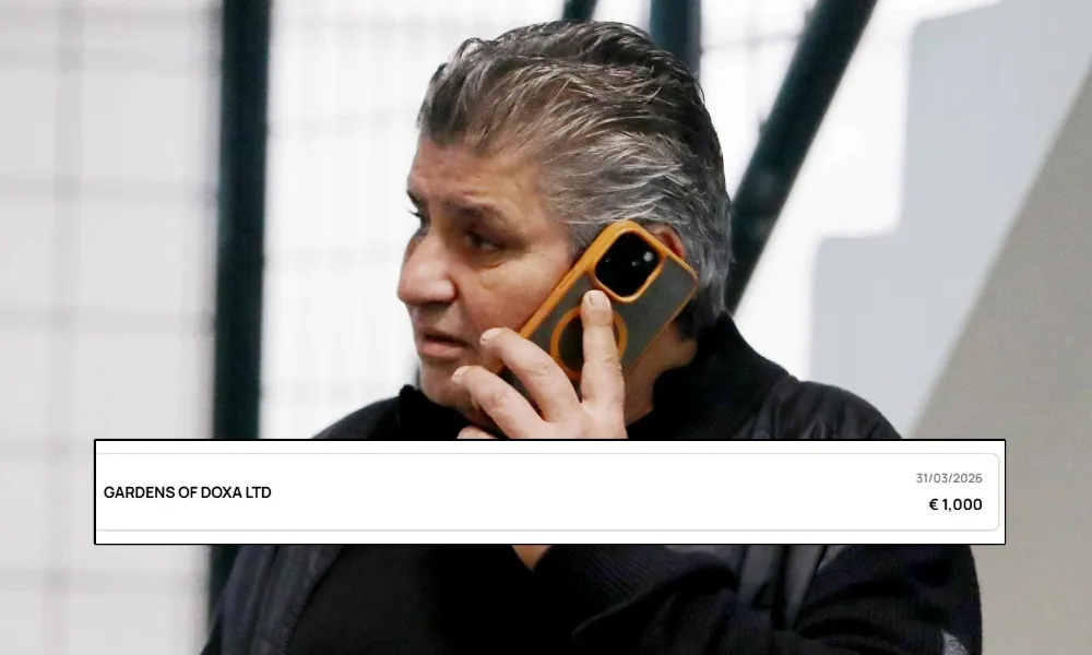 1000 ευρώ στον ΑΠΟΕΛ ο Καραβίδας!