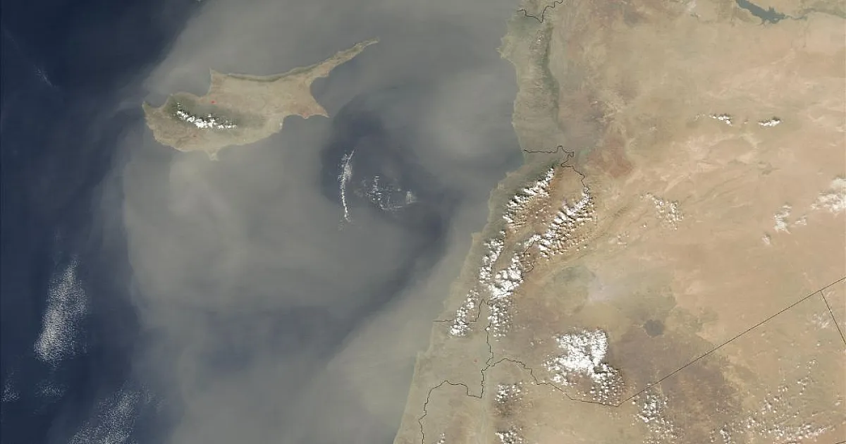 Heavy African Dust Episode Approaching Cyprus Ahead of Weekend