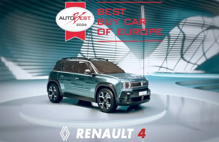 To Renault 4 κερδίζει τον τίτλο του «AUTOBEST Best Buy Car of Europe 2026»
