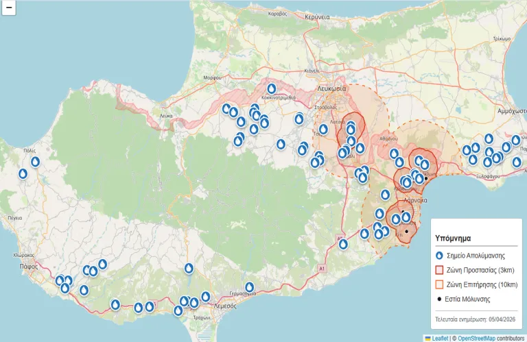 «Καθαρή» η υπόλοιπη Κύπρος από τον αφθώδη πυρετό (χάρτης) - Αυξημένοι έλεγχοι ενόψει Πάσχα