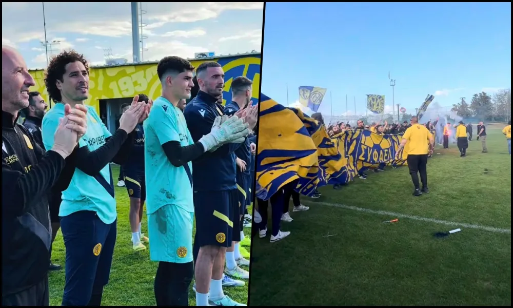 ΦΩΤΟΣ/BINTEO: Ντόπες της Θύρας 3 για το πρώτο βήμα πρόκρισης!