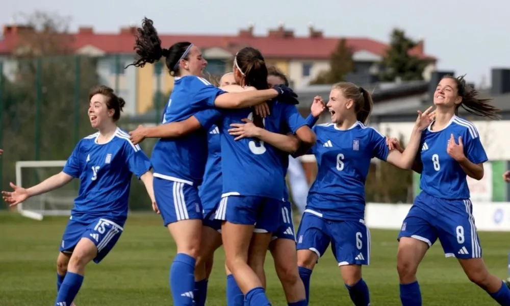 Ένα βήμα από το EURO η Εθνική Νεανίδων της Ελλάδας