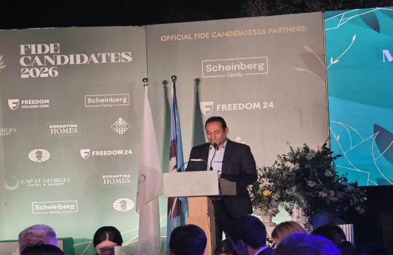 Μαρίνος Λάμπρου: «Τιμή για τον Ακάμα η φιλοξενία ενός ιστορικού σκακιστικού γεγονότος»