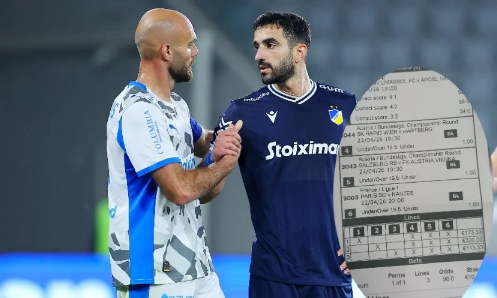 Πέτυχε το σκορ του Απόλλων-ΑΠΟΕΛ, πληρώθηκε και πλέον έμεινε το κέρασμα...