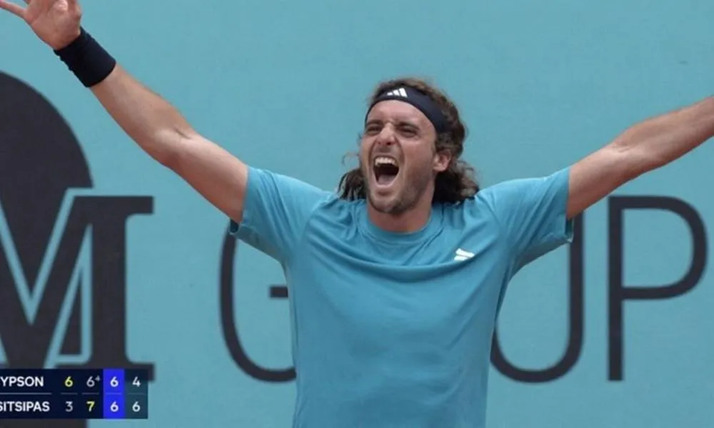 Με μεγάλη ανατροπή συνεχίζει στη Μαδρίτη ο Τσιτσιπάς!