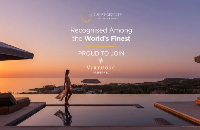 Το Cap St Georges Hotel & Resort εντάσσεται στον παγκόσμιο όμιλο πολυτελούς ταξιδιών Virtuoso