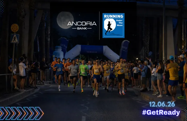 Ancoria Bank Running Under The Moon. Το καθιερωμένο νυχτερινό running event επιστρέφει