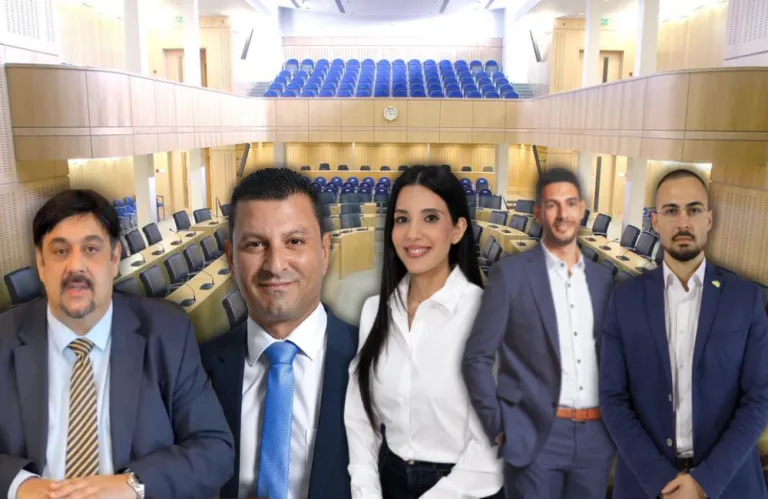 Αυτοί είναι οι πέντε νέοι βουλευτές της Πάφου: Πάζαρος, Νικολέτα, Φακοντής, Σαββίδης και Μπάρος