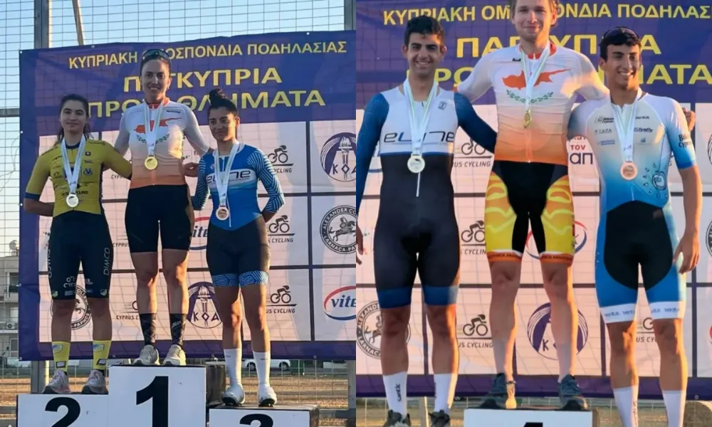 Ζαμπελίνσκι και Χριστοφόρου Πρωταθλητές Κύπρου στην ατομική χρονομέτρηση!