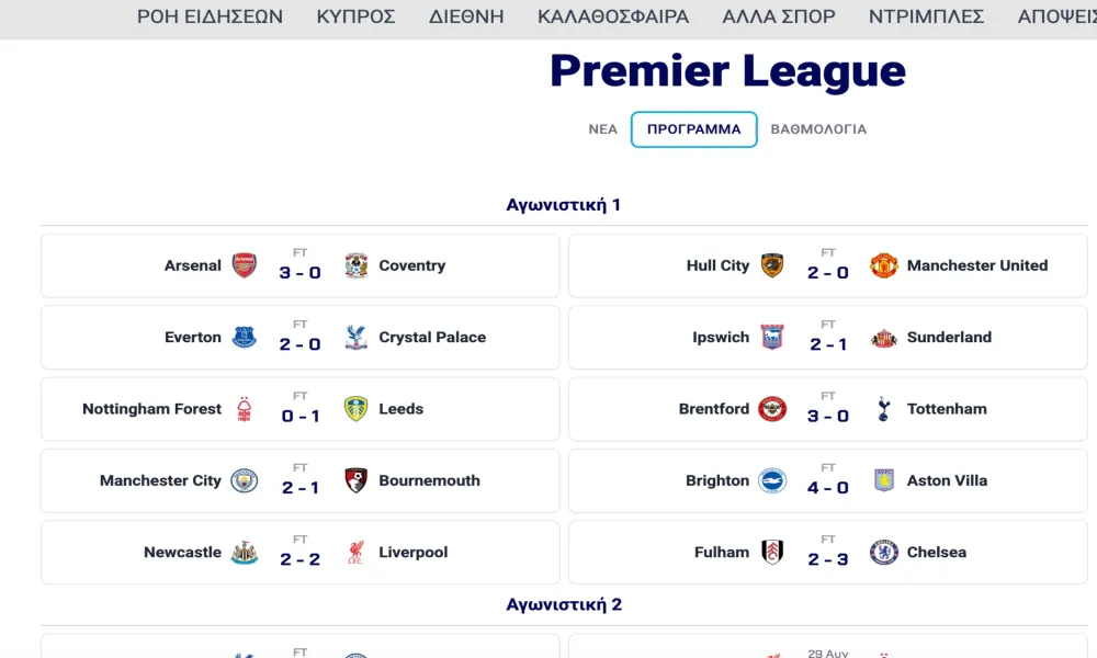 Όλα... της Premier League στο δικό μας ΓΗΠΕΔΟ