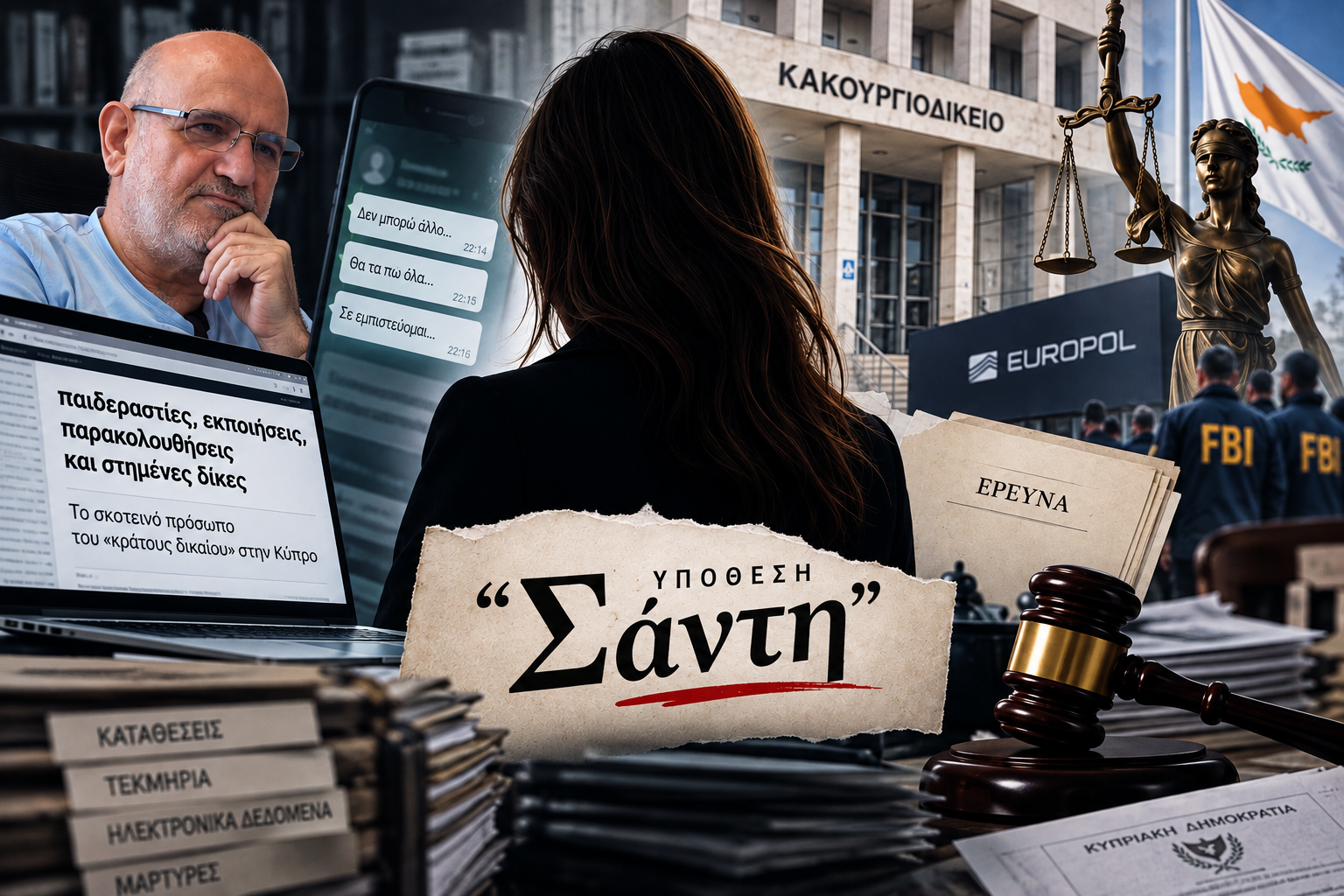 Δρουσιώτης και «Σάντη» ενώπιον δικαστηρίου - Από την ανάρτηση στο… εδώλιο