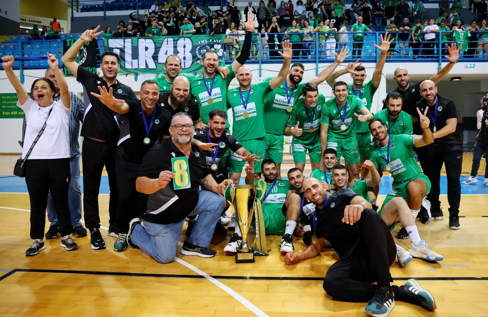 Κι άλλος τίτλος για την πετοσφαιρική Ομόνοια, σήκωσε το όγδοο Σούπερ Καπ