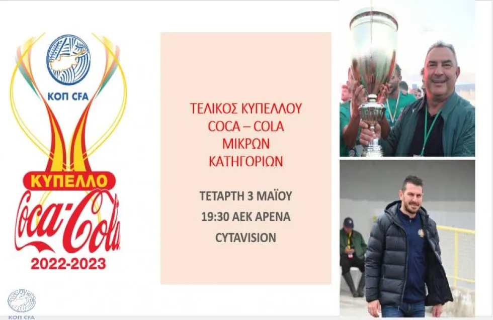 Χριστινάκης και Ευθυμίου μιλούν για τον τελικό Κυπέλλου Coca-Cola Μικρών Κατηγοριών