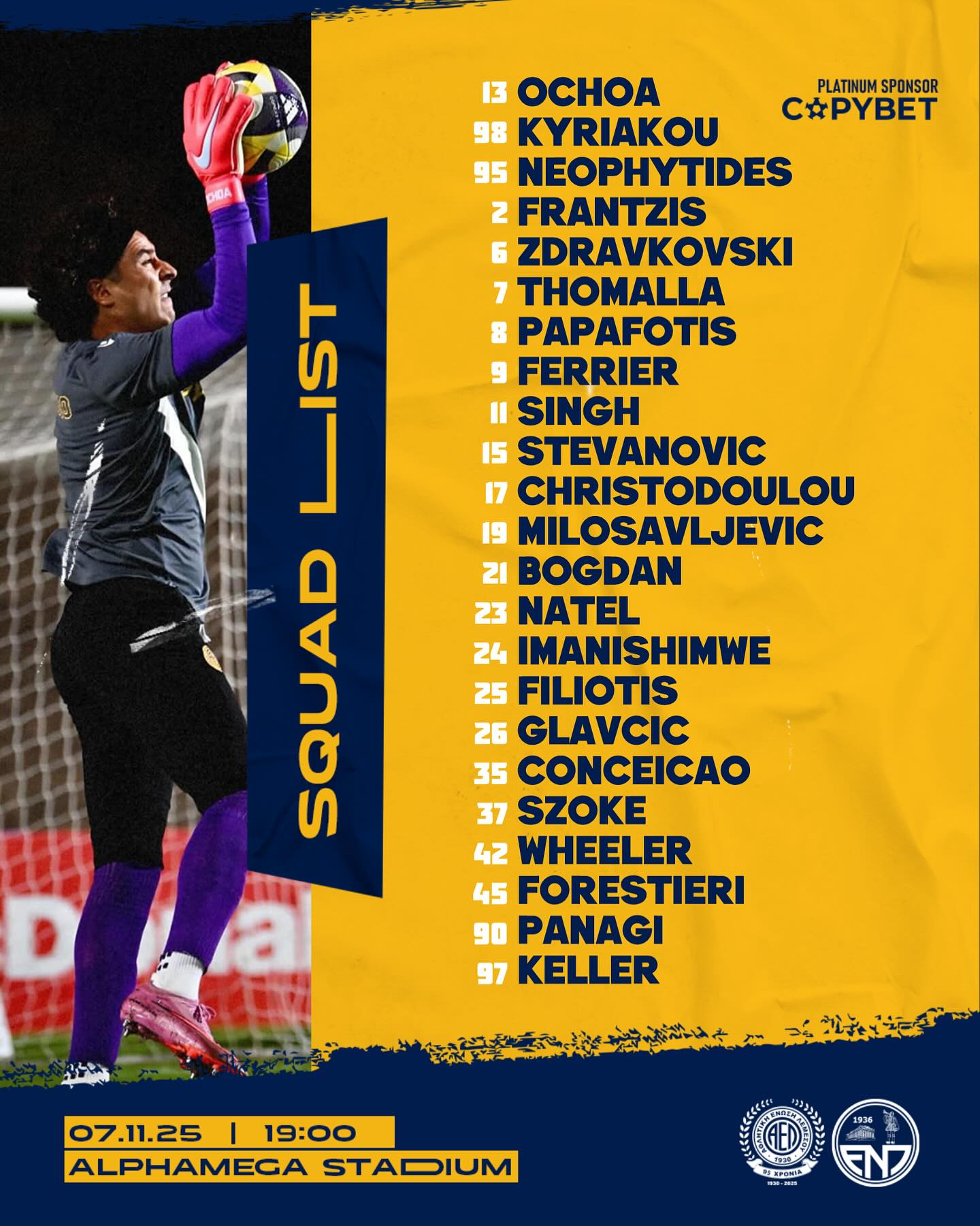 ΑΕΛ: Η πεντάδα που έμεινε εκτός αποστολής ενόψει ΕΝΠ