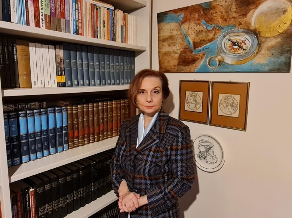Η πολιτική αναλύτρια με ειδίκευση στα θέματα της Μέσης Ανατολής, Ευανθία Κουλουριώτη.