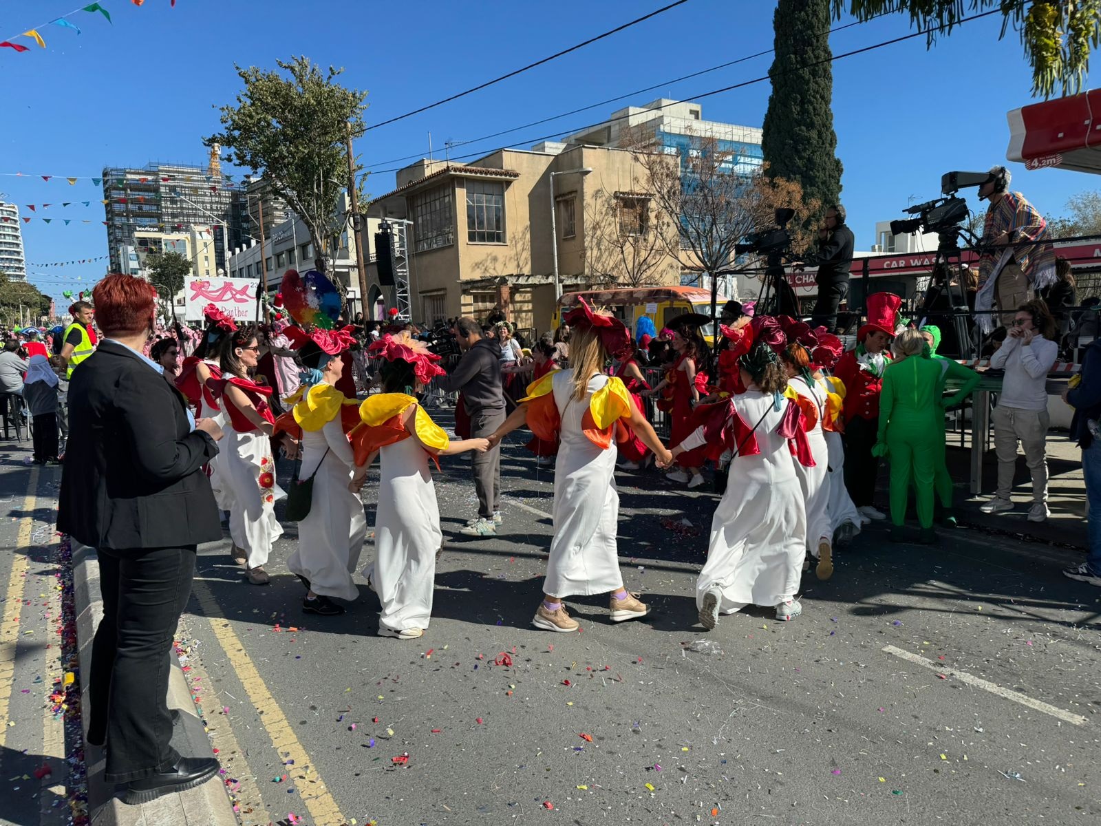 Ομάδα Ουκρανών προσφύγων.