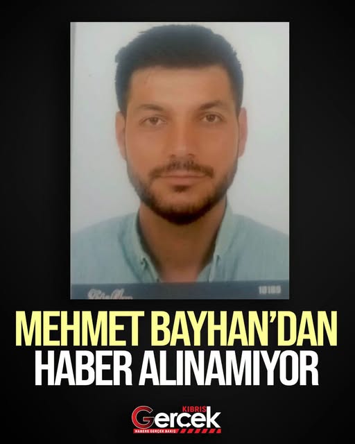 May be an image of text that says "10189 Rll MEHMET BAYHAN'D DAN HABER ALINAMIYOR Gercek G KIBRIS . 一館 HABEREGERÇEKBAKIŞ PRVUMA 警"